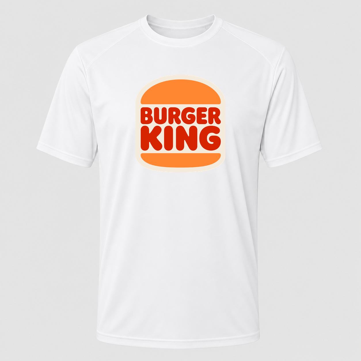 Men's Burger King Performance T-Shirt - White