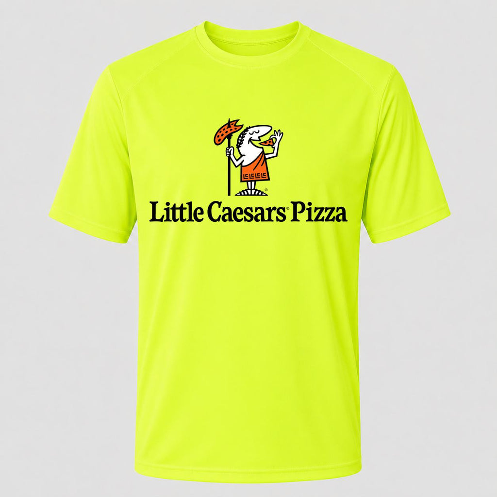 Men's Little Caesars Performance T-Shirt - Safety Green