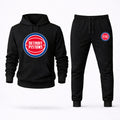 Detroit Pistons Hoodie and Joggers Set - Black
