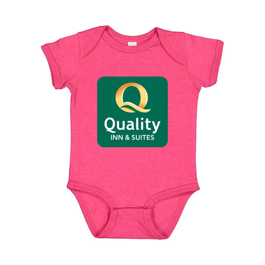 Quality Inn & Suites Baby Romper Onesie - Pink