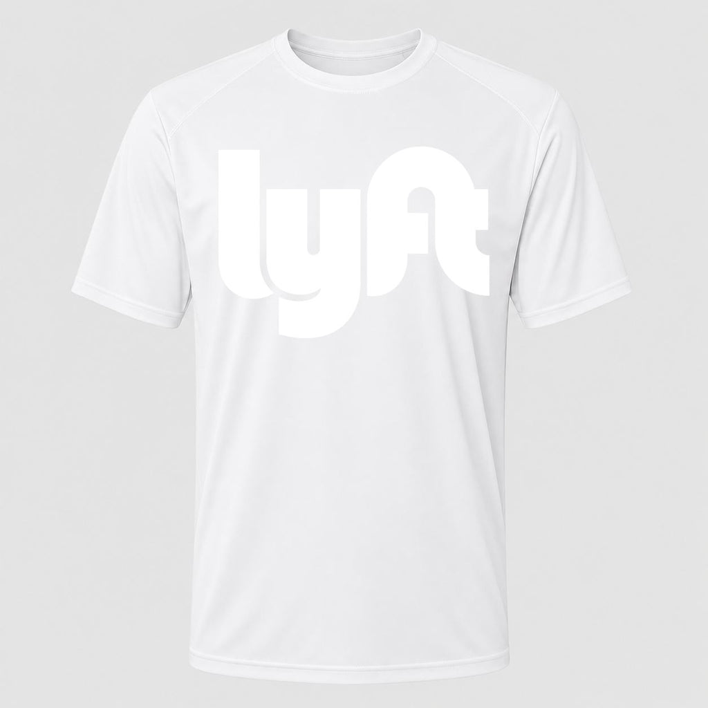 Men's Lyft White Performance T-Shirt - White