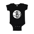 Brooklyn Nets Baby Romper Onesie - Black