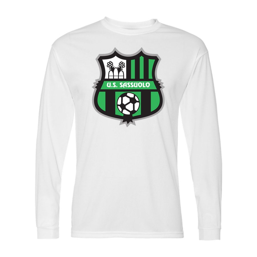Men's U.S. Sassuolo Polyester Long Sleeve T-Shirt - White