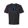 Miami Marlins Polyester T-Shirt - Black