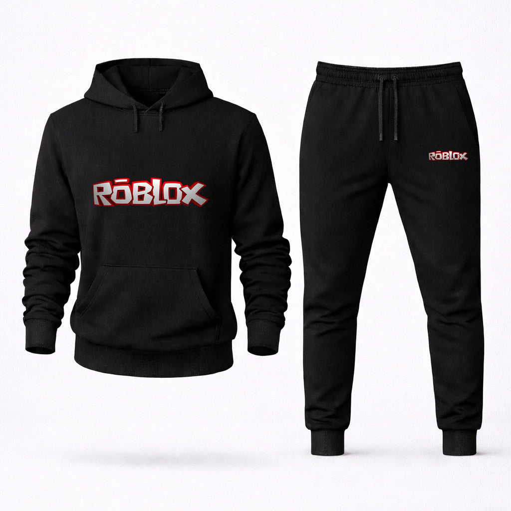Roblox Hoodie and Joggers Set - Black