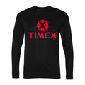 Men's Timex Polyester Long Sleeve T-Shirt - Black