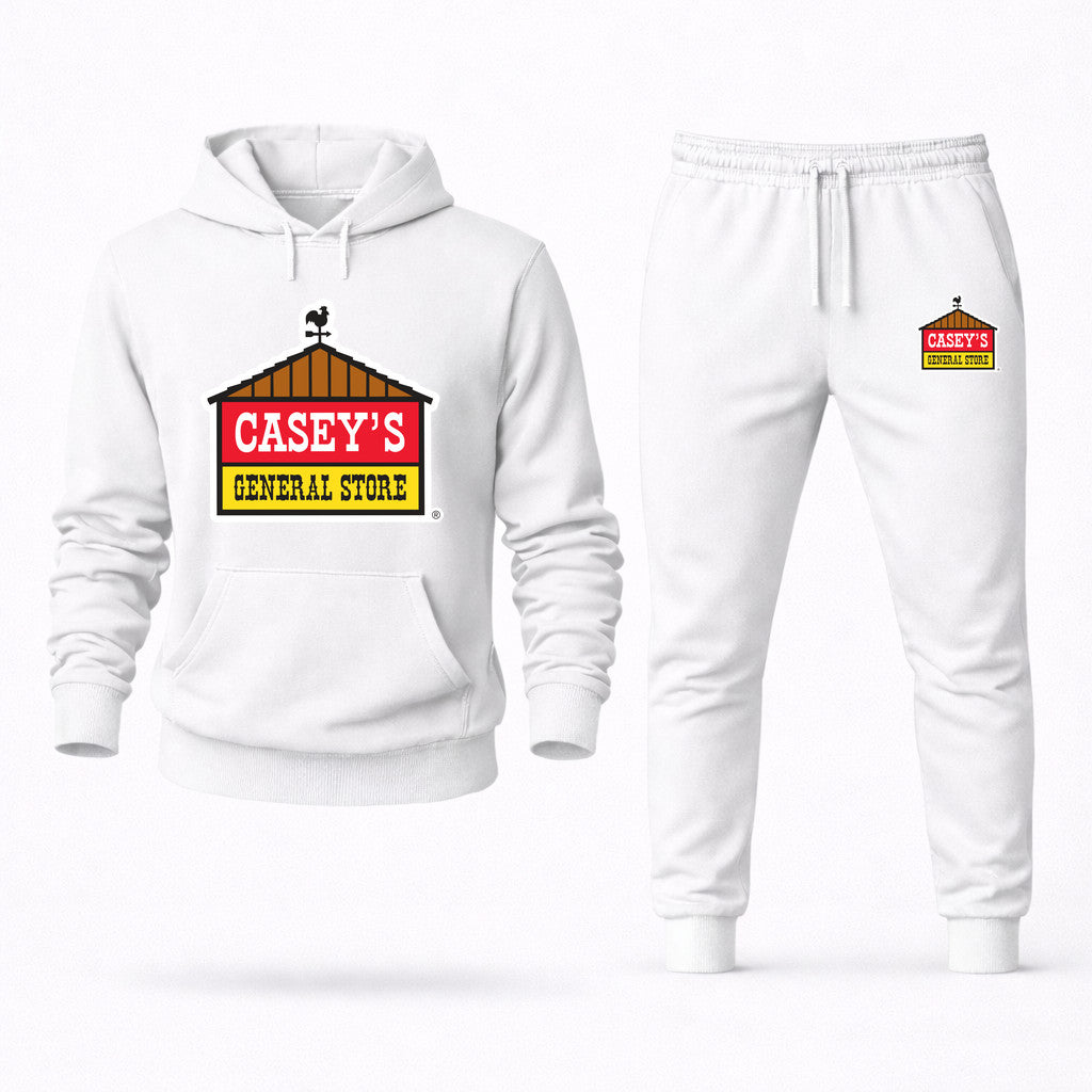 Casey's General Stores Hoodie and Joggers Set - White
