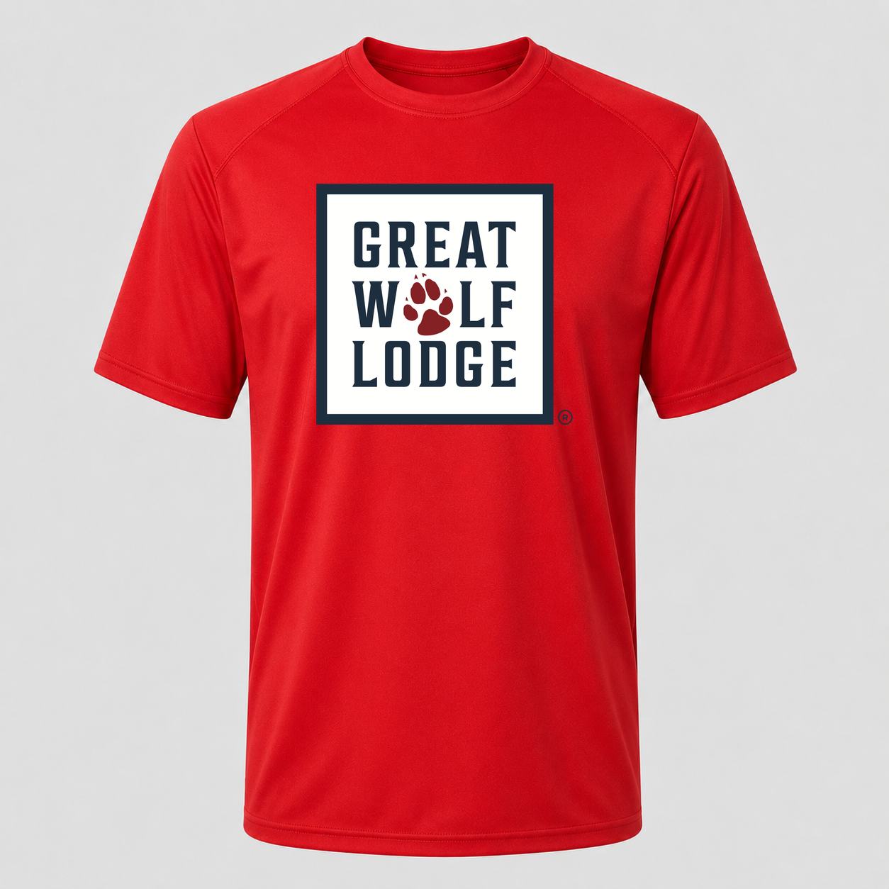 Men's Great Wolf Lodge Performance T-Shirt - Red