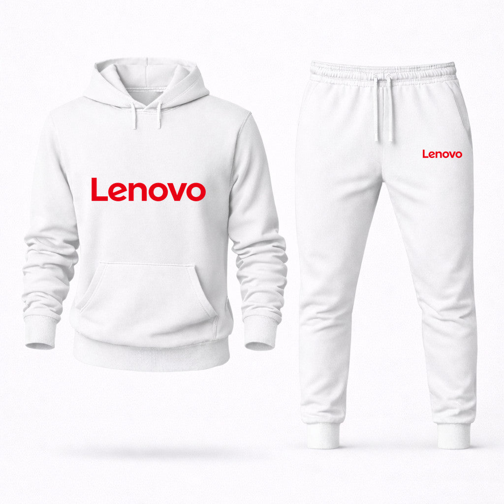 Lenovo Hoodie and Joggers Set - White