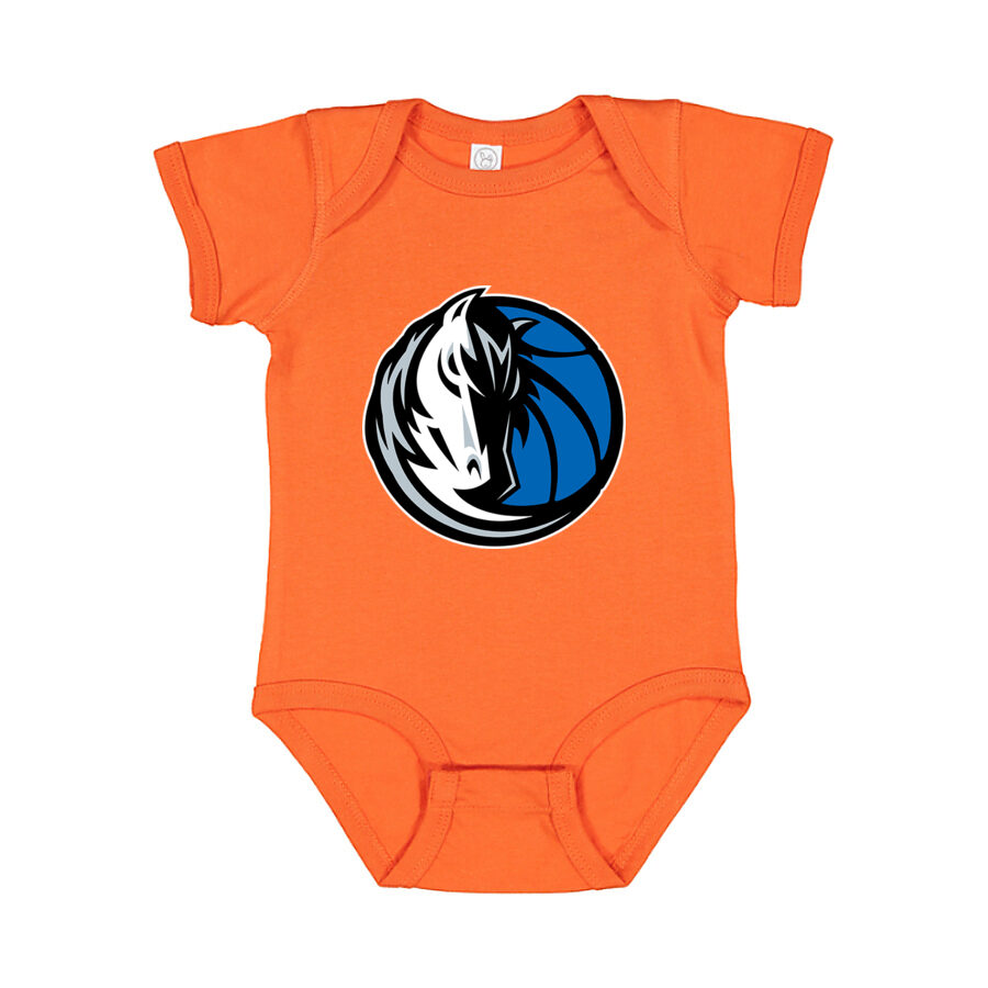 Dallas Mavericks Baby Romper Onesie - Orange