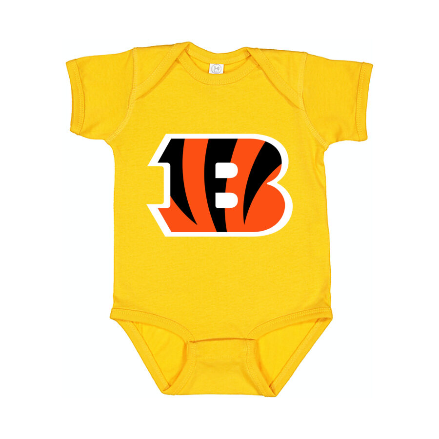 Cincinnati Bengals Baby Romper Onesie - Yellow