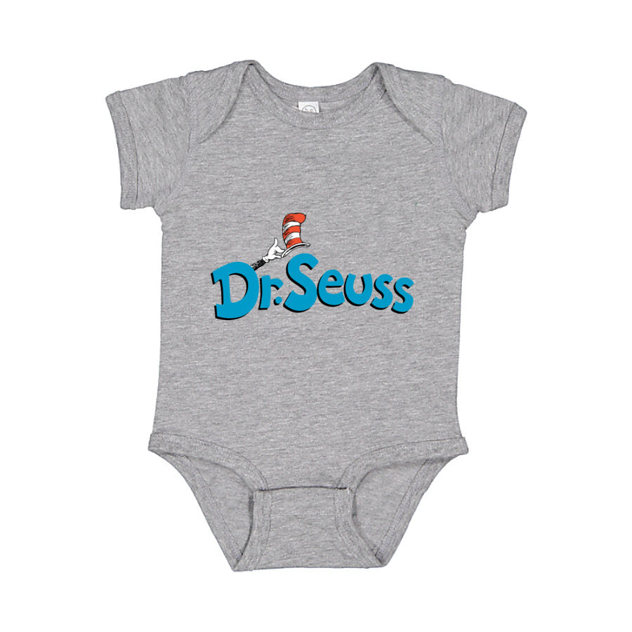 Dr. Seuss Baby Romper Onesie - Gray