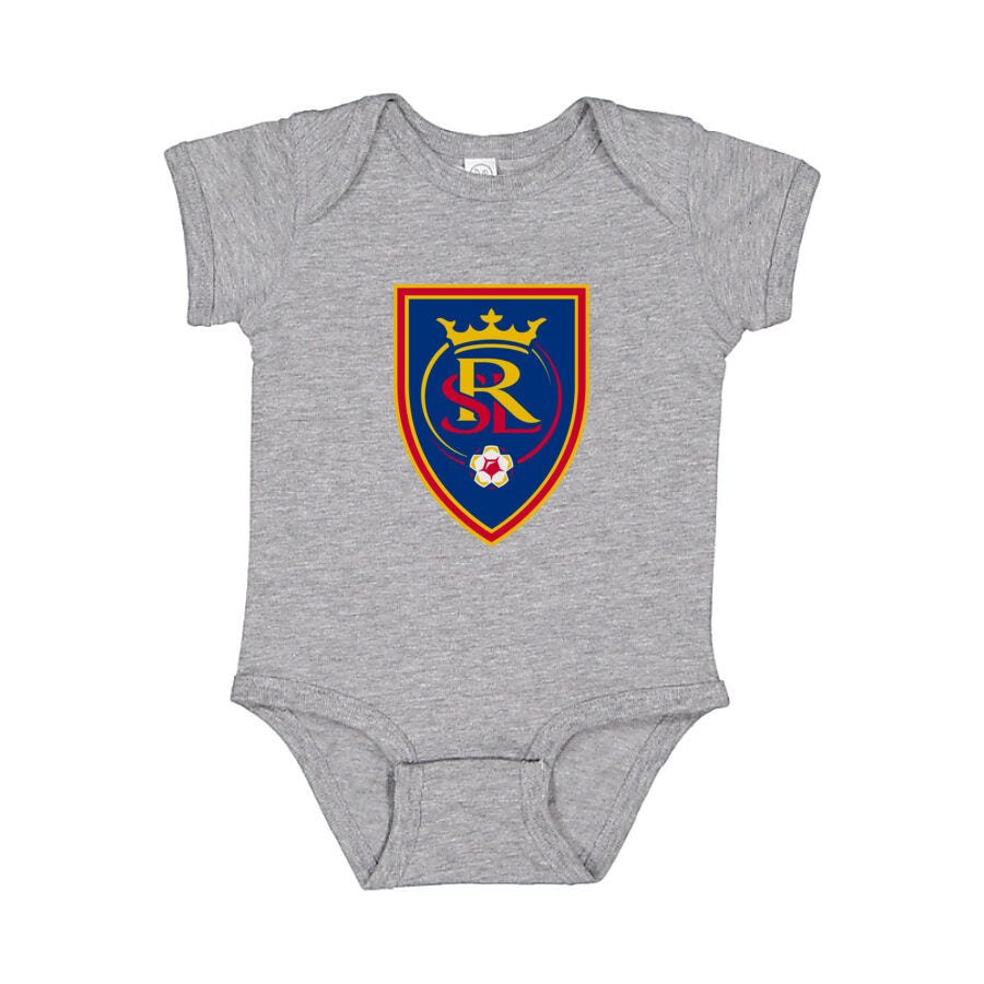 Real Salt Lake Baby Romper Onesie - Gray