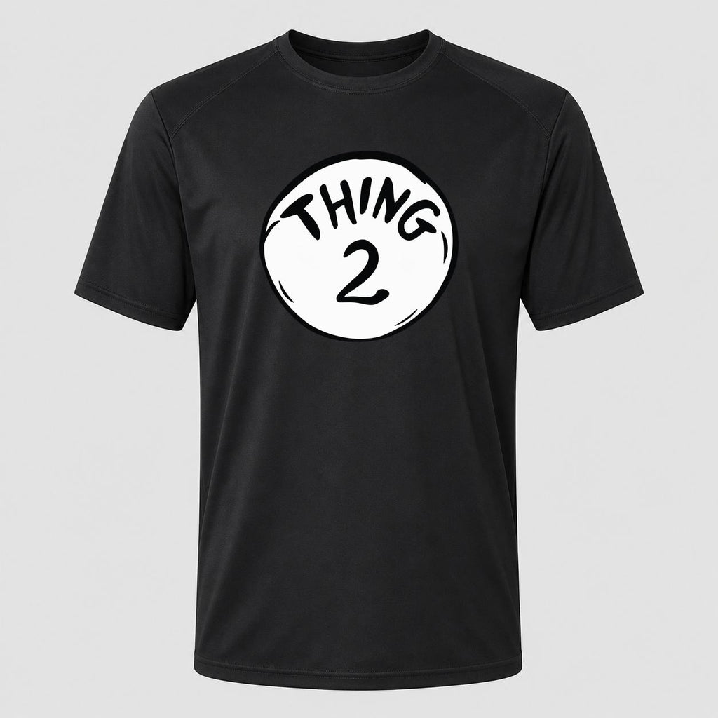 Men's Dr. Seuss Thing 2 Performance T-Shirt - Black