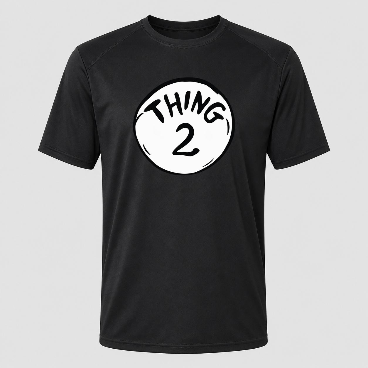Men's Dr. Seuss Thing 2 Performance T-Shirt - Black
