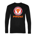Men's Popeyes Louisiana Kitchen Polyester Long Sleeve T-Shirt - Black