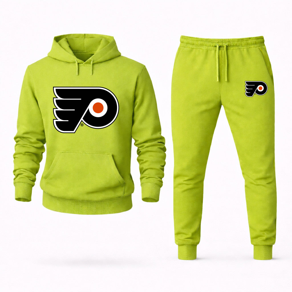 Philadelphia Flyers Hoodie and Joggers Set - Lime Green
