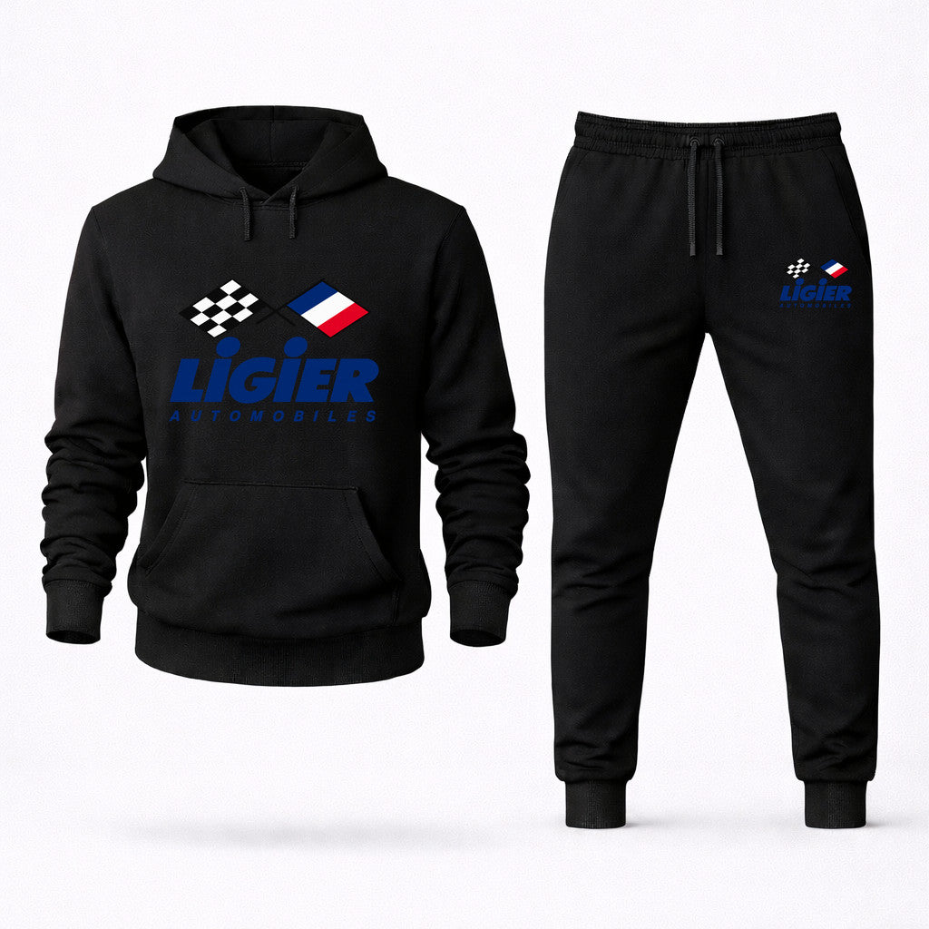Ligier Automobiles Hoodie and Joggers Set - Black