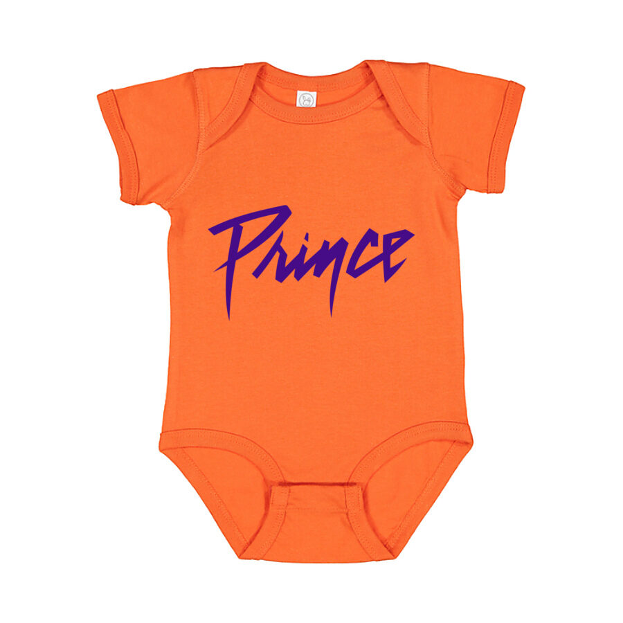 Prince Baby Romper Onesie - Orange