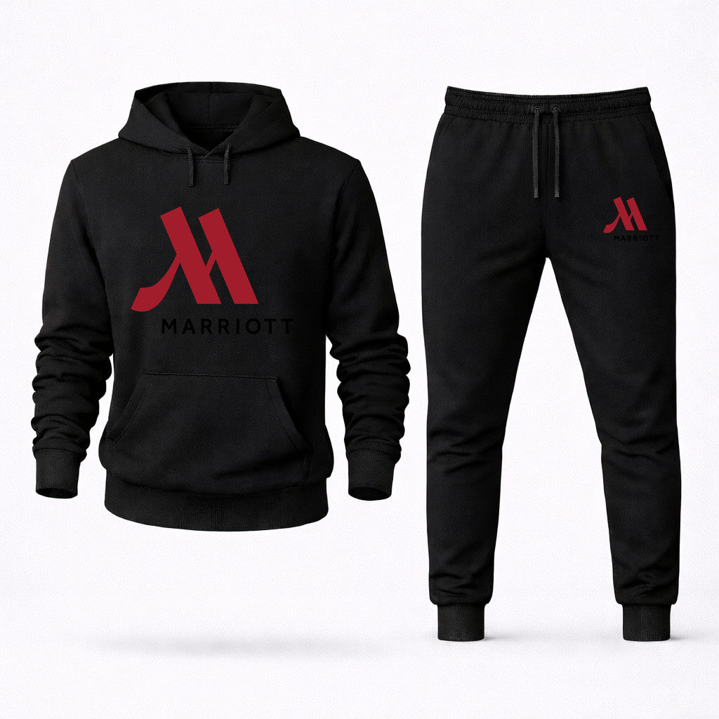 Marriott Hoodie and Joggers Set - Black