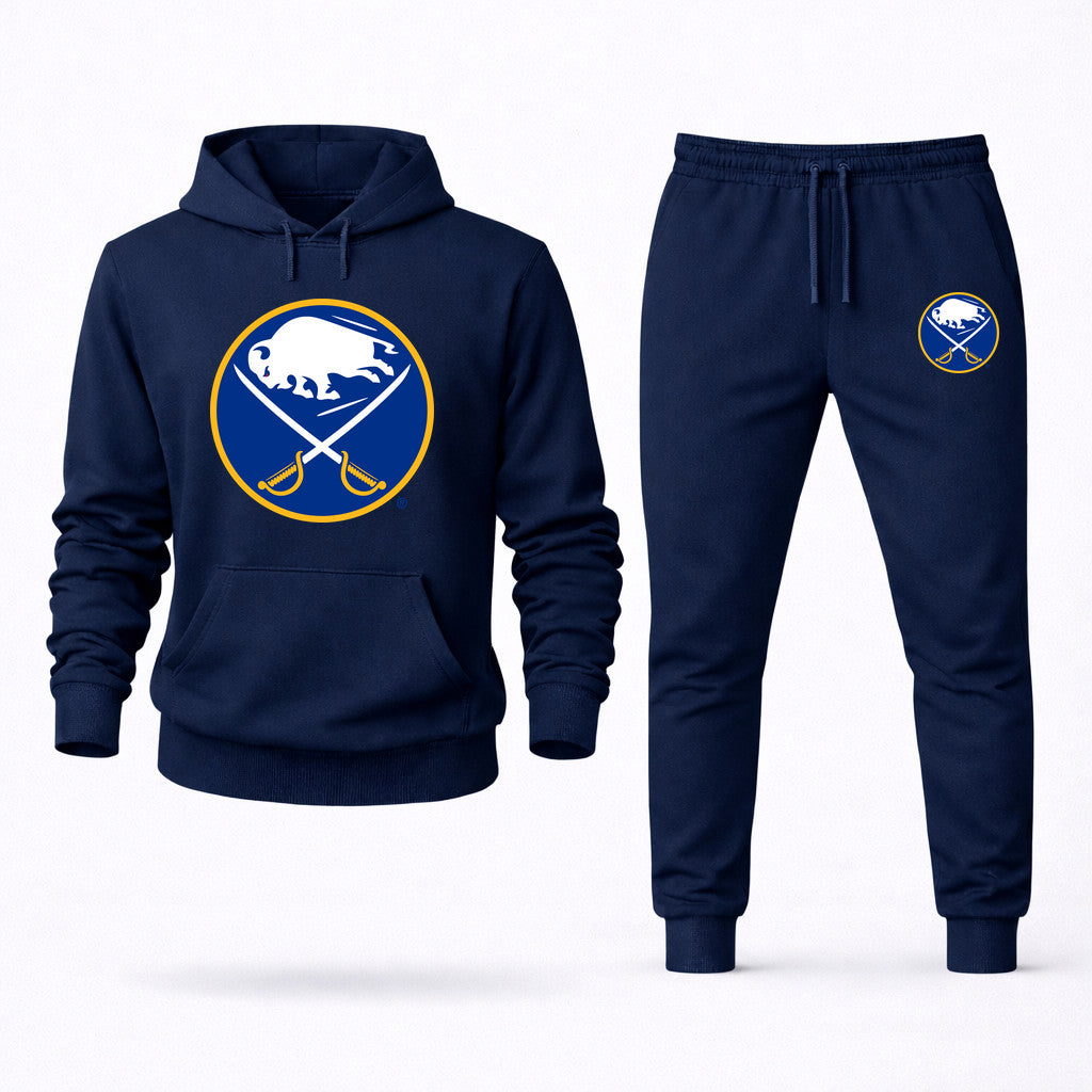 Buffalo Sabres Hoodie and Joggers Set - Navy