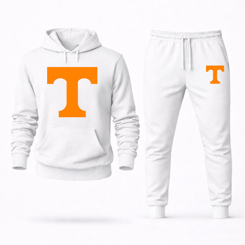 Tennessee Volunteers Hoodie and Joggers Set - White