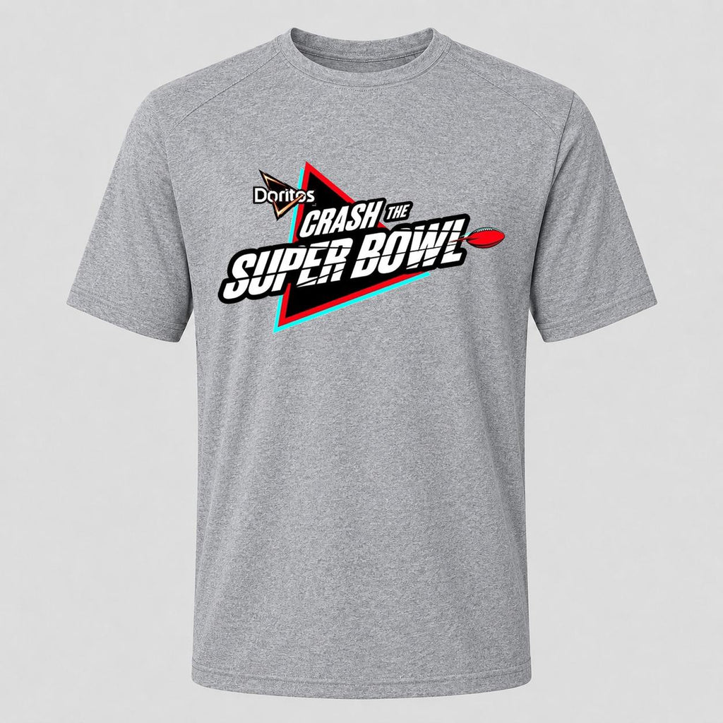 Men's Crash the Super Bowl Performance T-Shirt - Gray