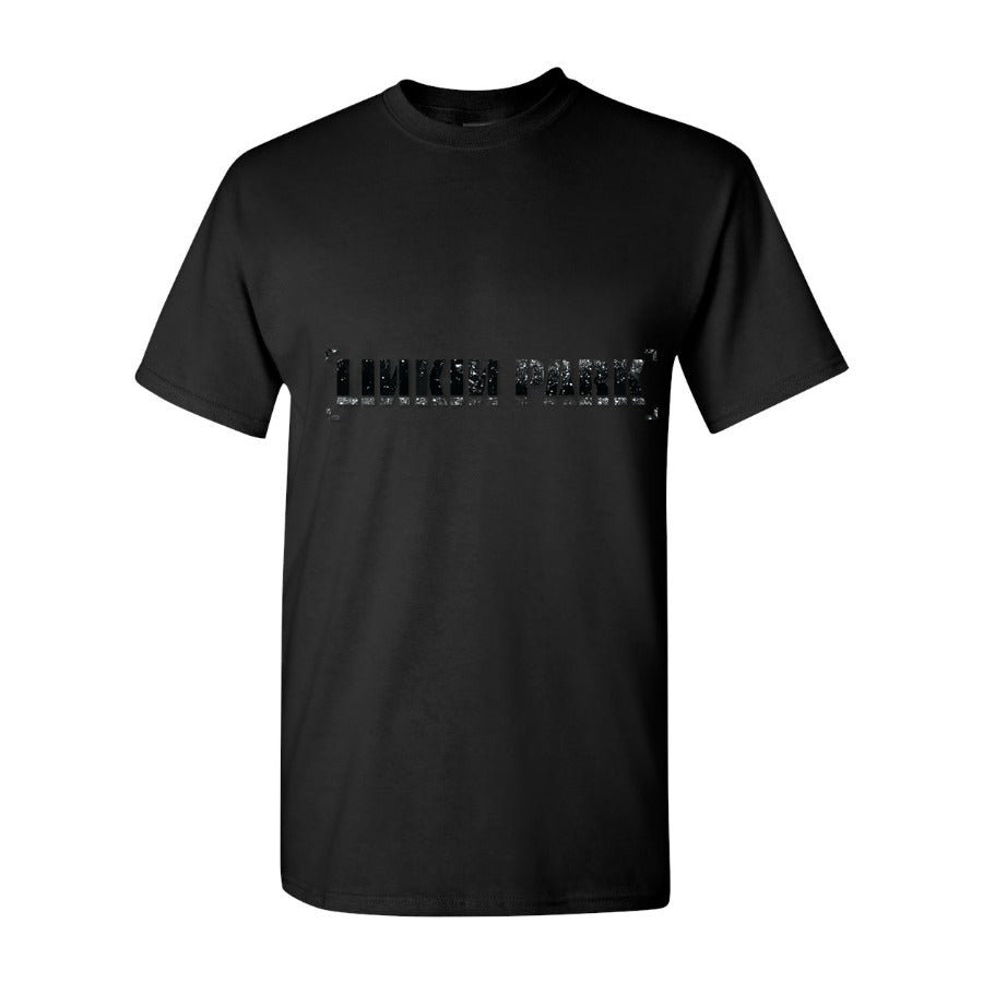 Men's Linkin Park Logo 768x432 Cotton T-Shirt - Black