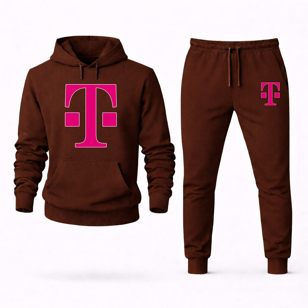 T-Mobile Hoodie and Joggers Set - Brown