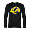 Men's Los Angeles Rams Polyester Long Sleeve T-Shirt - Black