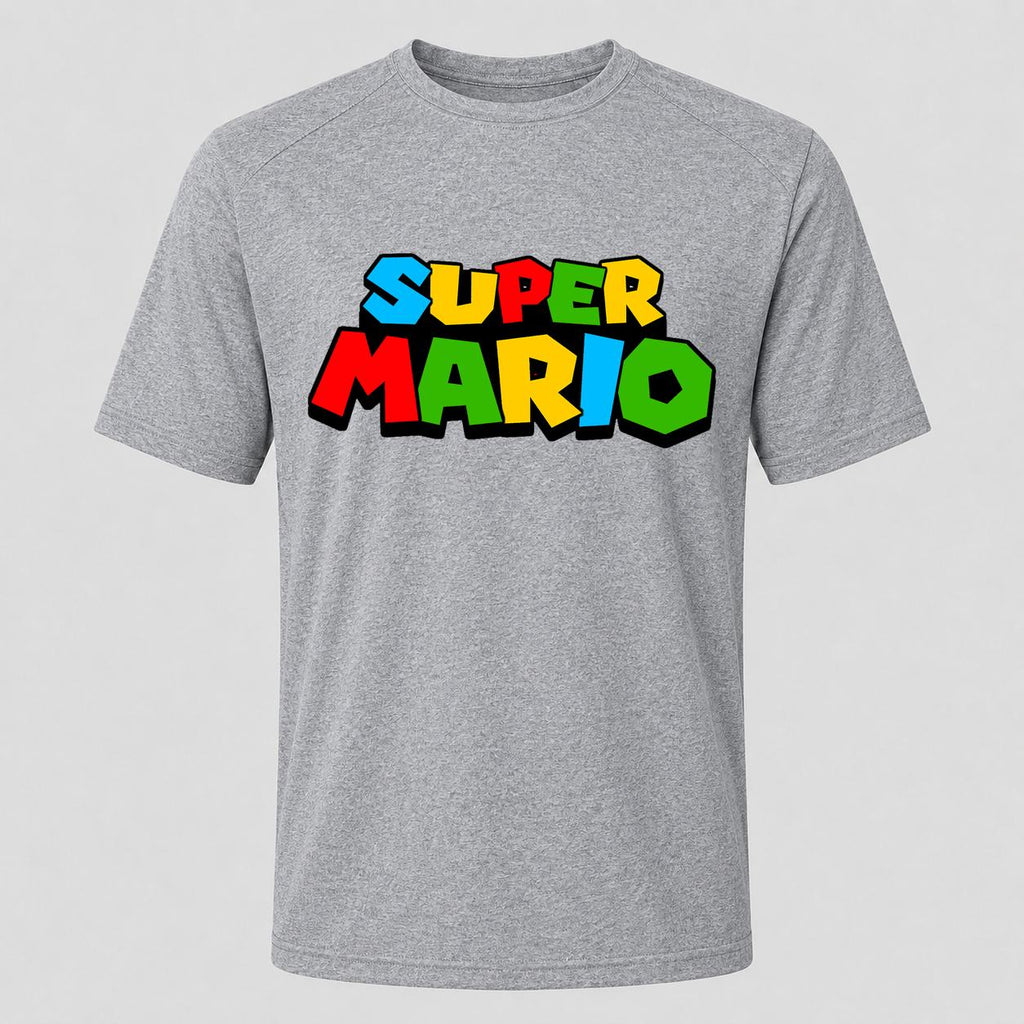 Men's Super Mario Performance T-Shirt - Gray