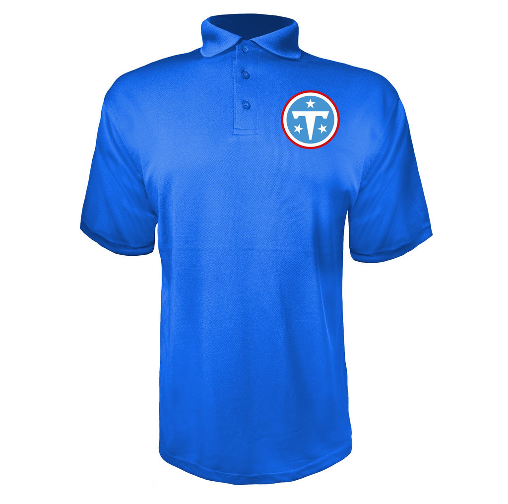 Tennessee Titans Blue polyester polo