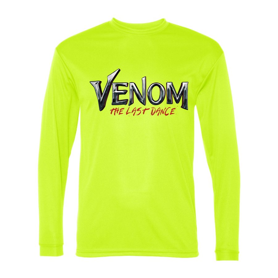 Men's Venom The Last Dance Polyester Long Sleeve T-Shirt - Safety Yellow