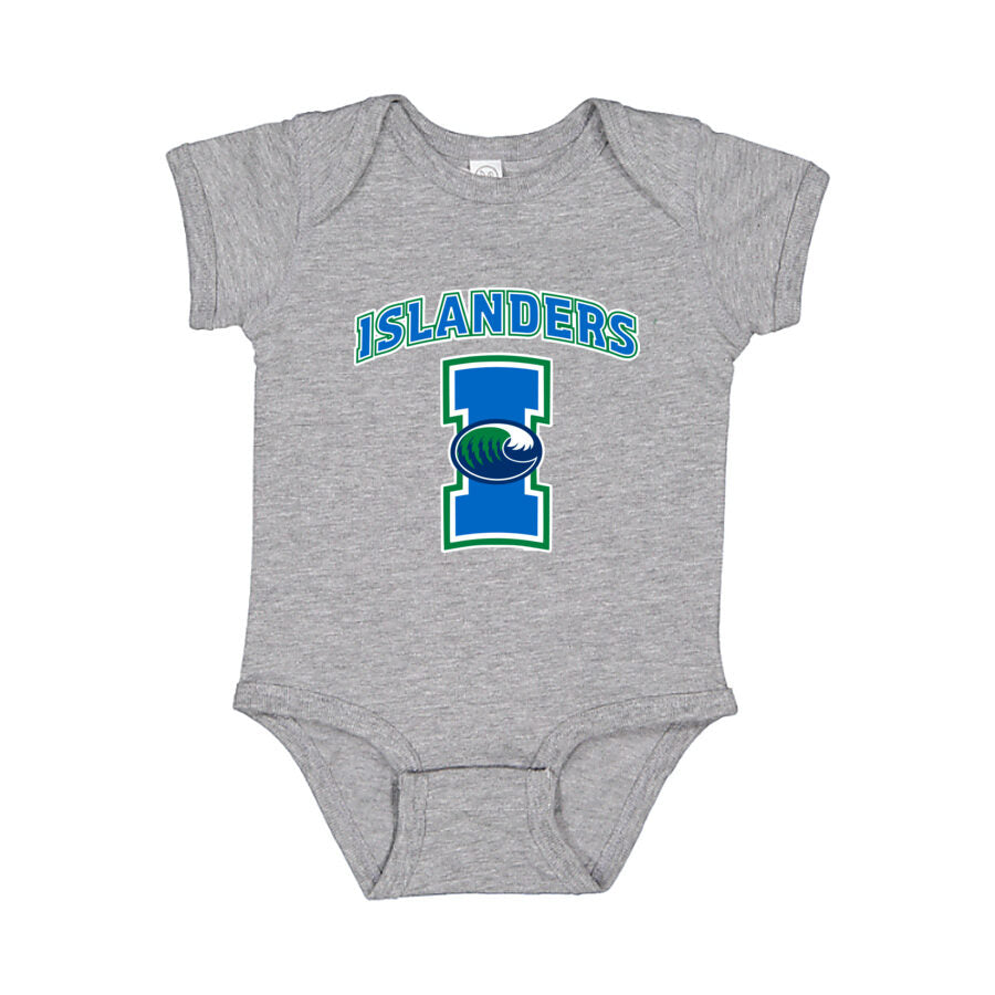 Texas A&M Corpus Christi Islanders Baby Romper Onesie - Gray