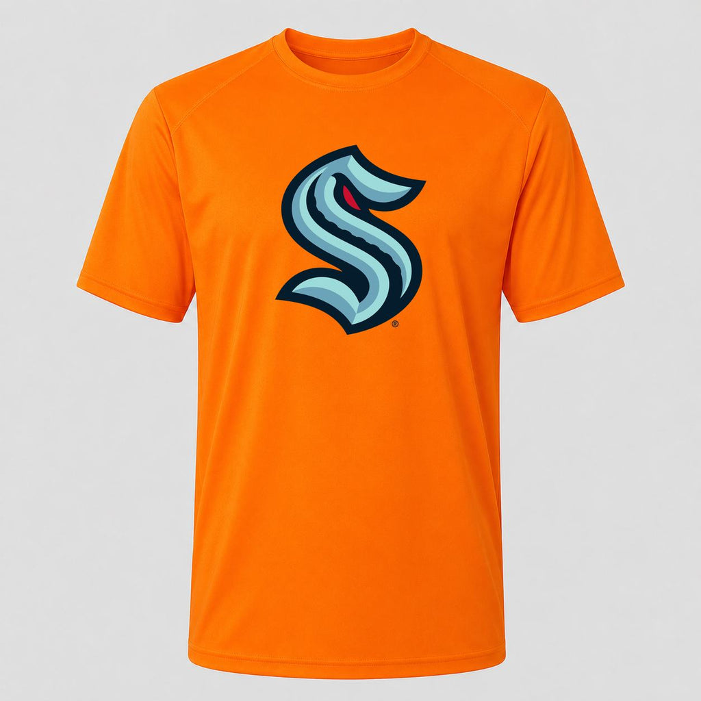 Men's Seattle Kraken Performance T-Shirt - Orange