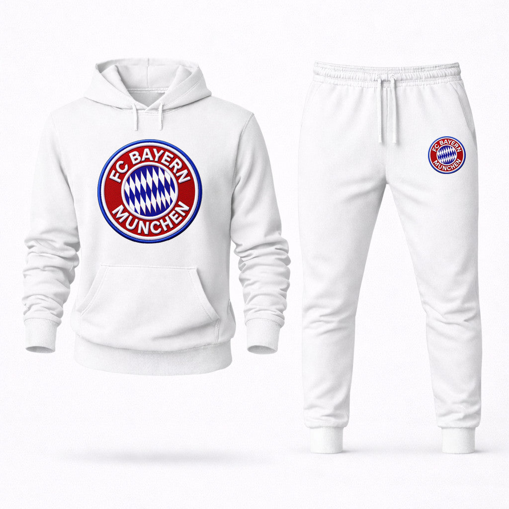 FC Bayern Munich Hoodie and Joggers Set - White