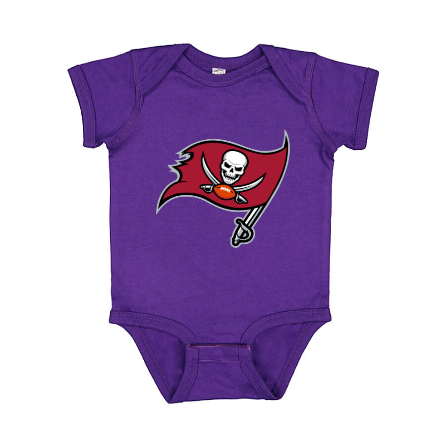Tampa Bay Buccaneers Baby Romper Onesie - Purple