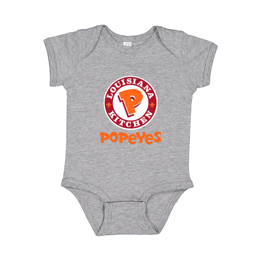 Popeyes Baby Romper Onesie - Gray
