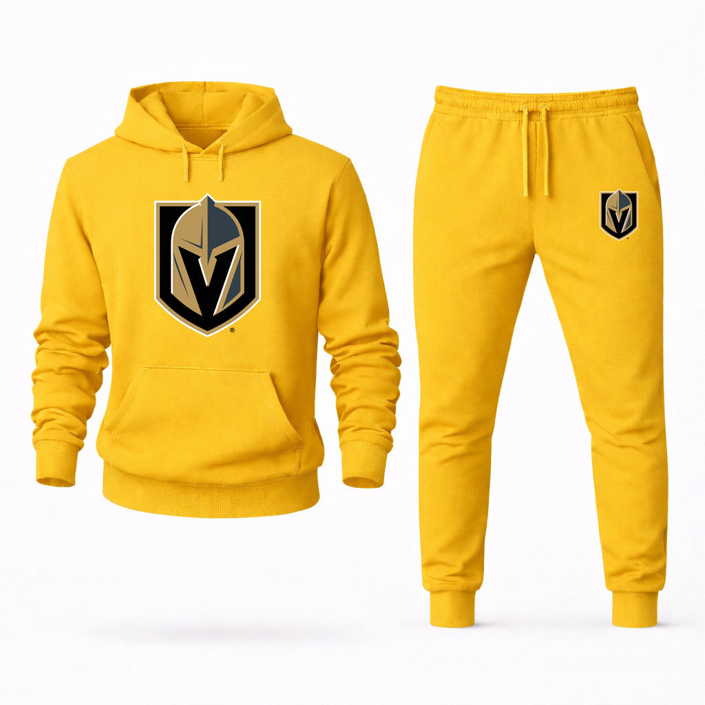 Vegas Golden Knights Hoodie and Joggers Set - Yellow