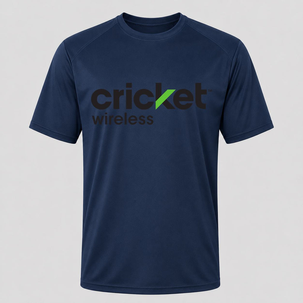 Men's Cricket Wireless Performance T-Shirt - Navy