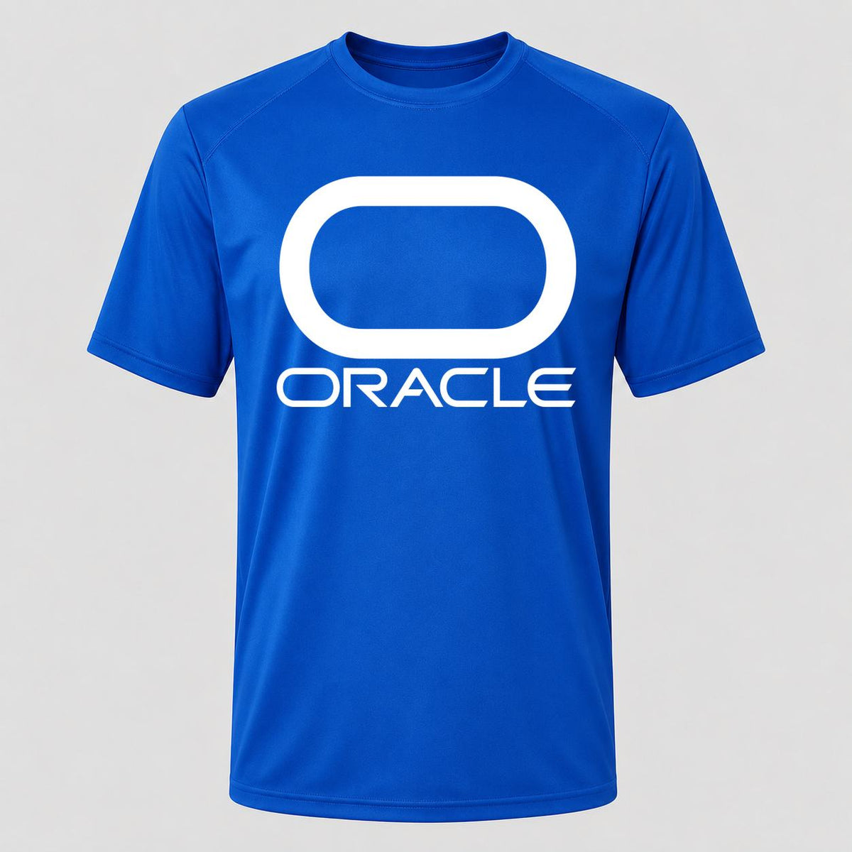 Men's Oracle White Performance T-Shirt - Royal Blue