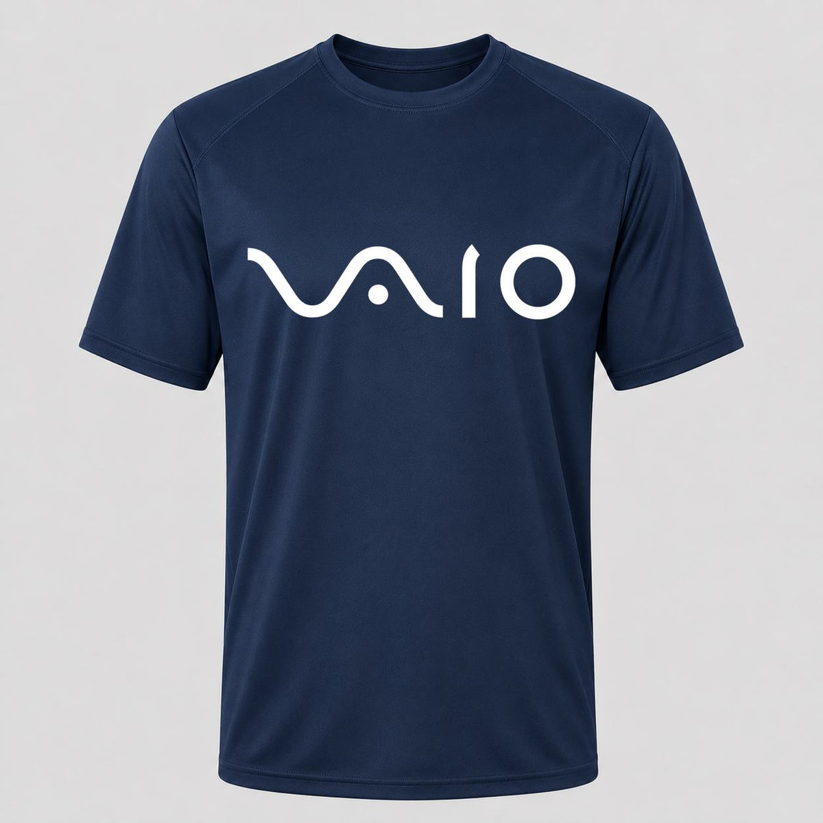 Men's Sony VAIO White Performance T-Shirt - Navy