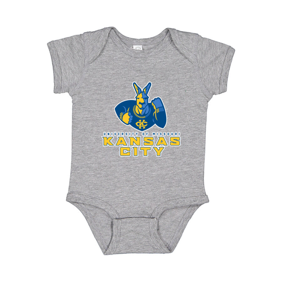 UMKC Kangaroos Baby Romper Onesie - Gray