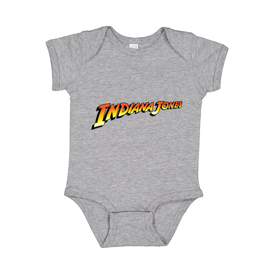 Indiana Jones Baby Romper Onesie - Gray