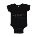 Dove Chocolate Baby Romper Onesie - Black
