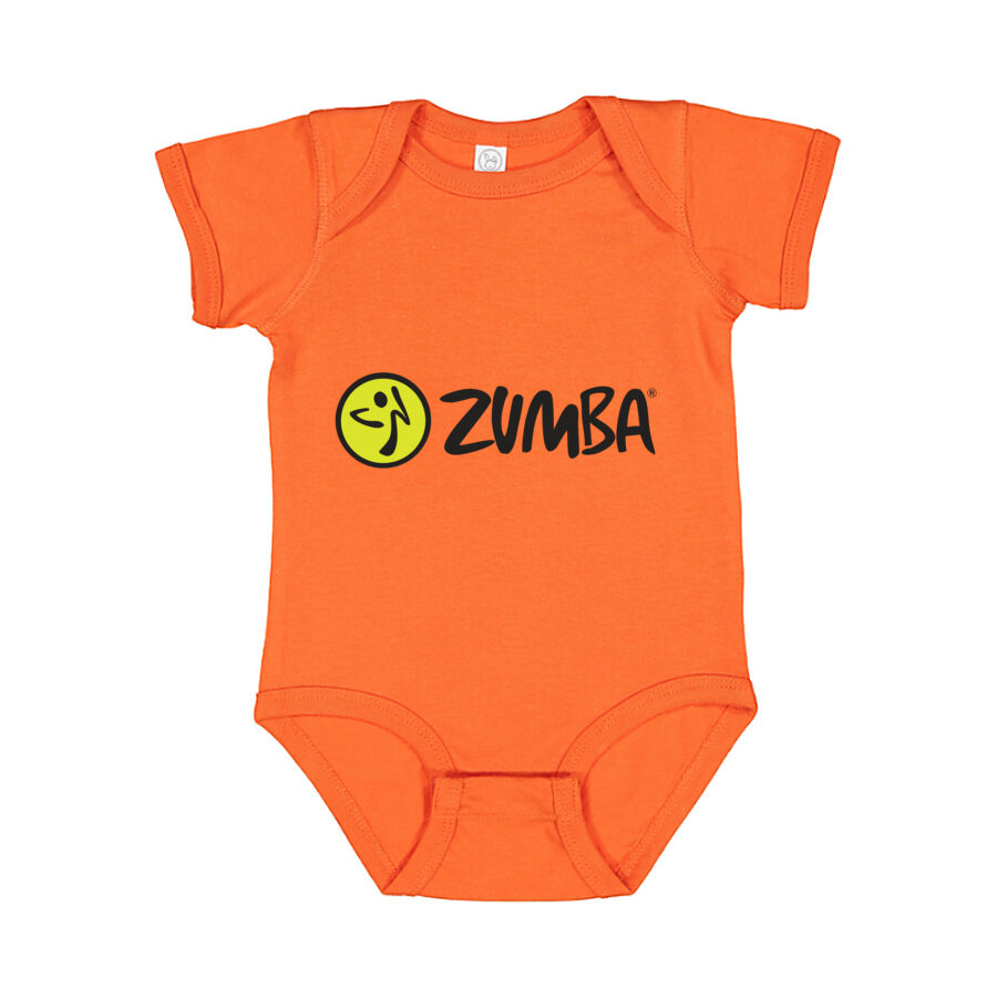 Zumba Fitness Baby Romper Onesie - Orange