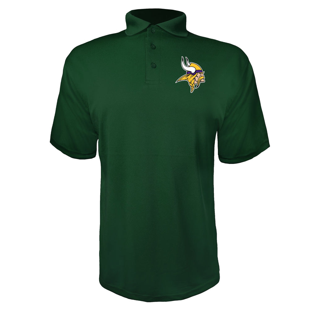 Minnesota Vikings Green polyester polo