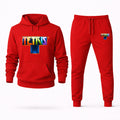 Tetris Hoodie and Joggers Set - Red