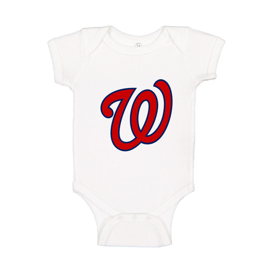 Washington Nationals Baby Romper Onesie - White