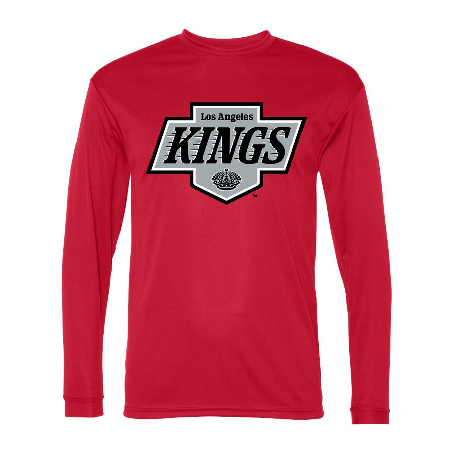 Men's Los Angeles Kings Polyester Long Sleeve T-Shirt - Red